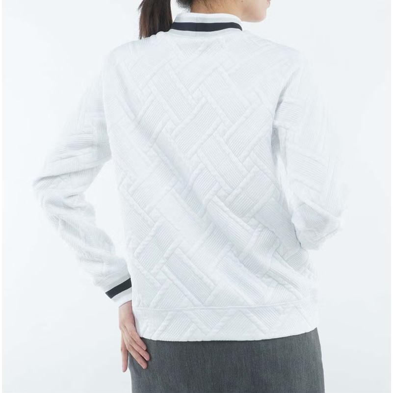 トミーヒルフィガー TOMMY HILFIGER レディース ゴルフ  キルトジャカード モックスウェット THLA666 | TOMMY HILFIGER | 06