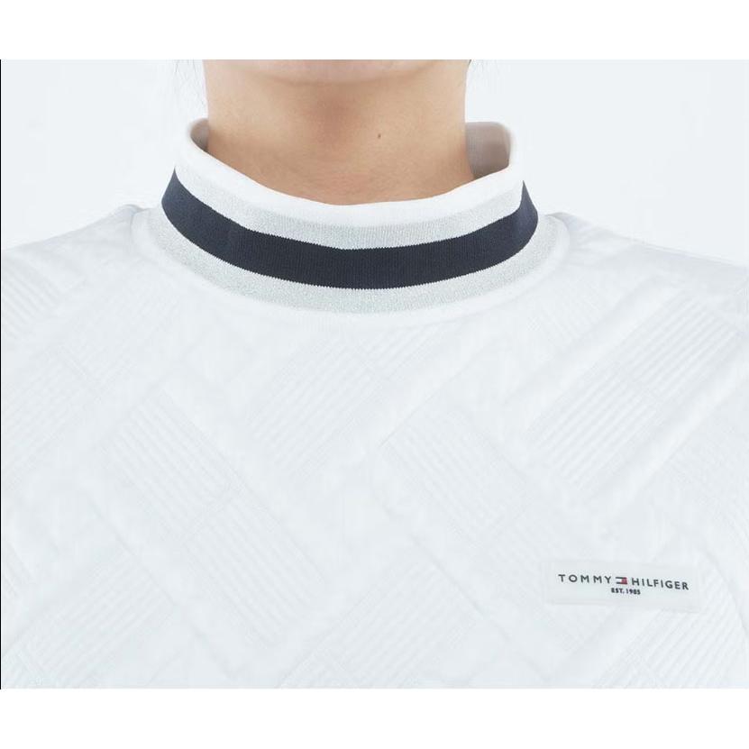 トミーヒルフィガー TOMMY HILFIGER レディース ゴルフ  キルトジャカード モックスウェット THLA666 | TOMMY HILFIGER | 08