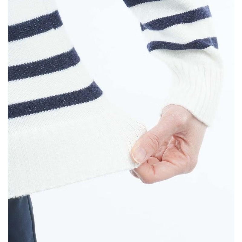 トミーヒルフィガー TOMMY HILFIGER レディース ゴルフ  ラメモール ボトルネックニット THLA680 | TOMMY HILFIGER | 08