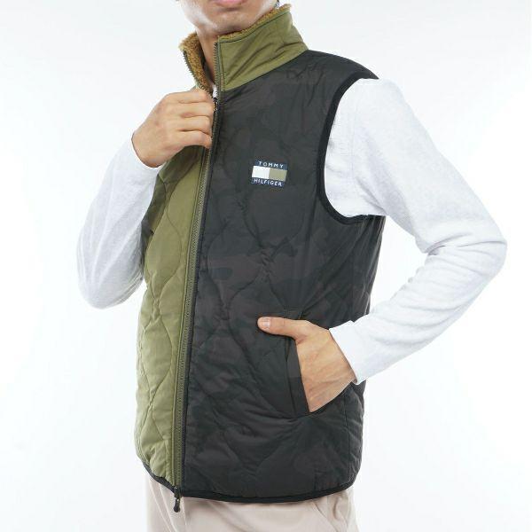 新品未使用】トミー ゴルフ メンズ フリースベスト (THMA369