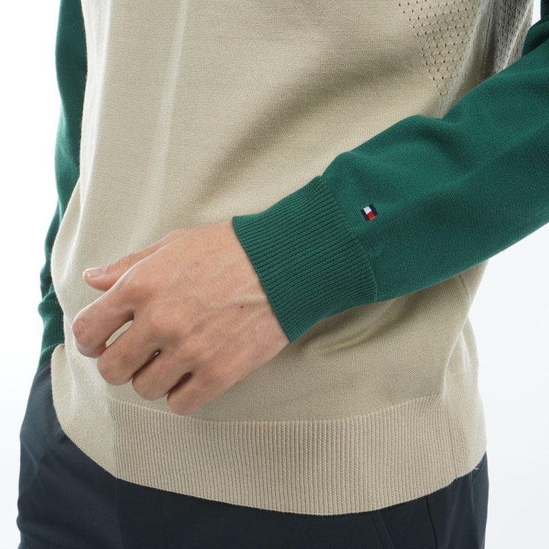 トミーヒルフィガー TOMMY HILFIGER メンズ 2024年春夏 ゴルフ フロントロゴ クルーネックセーター　THMA401 | TOMMY HILFIGER | 10