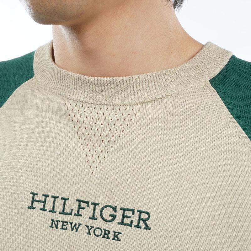 トミーヒルフィガー TOMMY HILFIGER メンズ 2024年春夏 ゴルフ フロントロゴ クルーネックセーター　THMA401 | TOMMY HILFIGER | 13