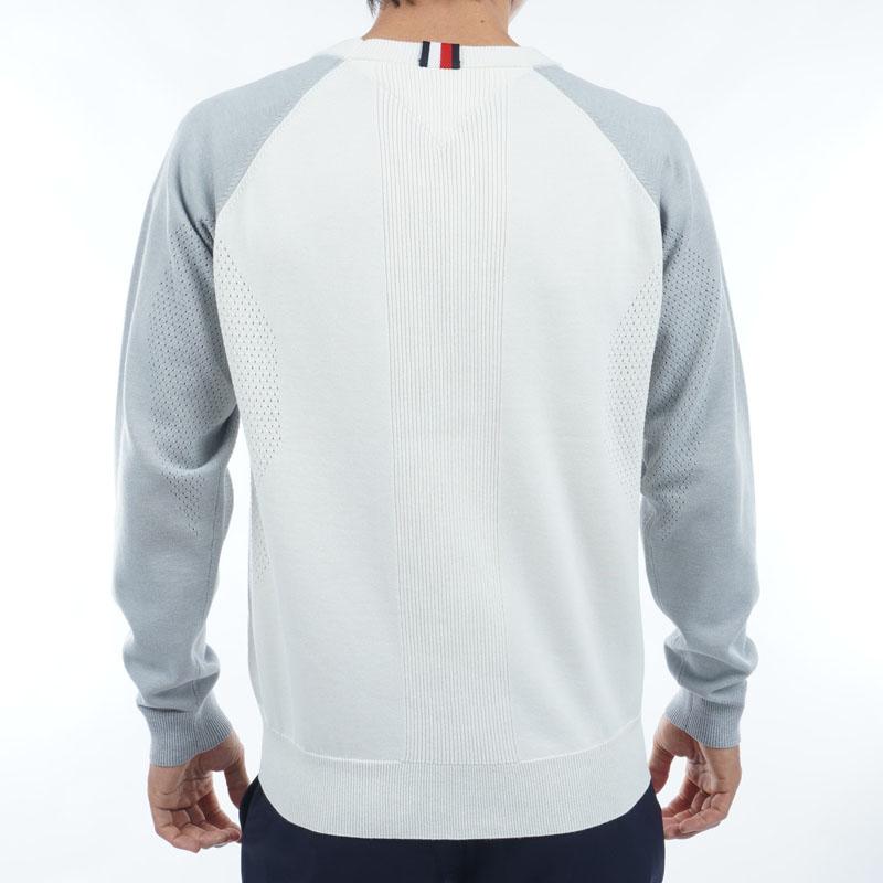 トミーヒルフィガー TOMMY HILFIGER メンズ 2024年春夏 ゴルフ フロントロゴ クルーネックセーター　THMA401 | TOMMY HILFIGER | 03