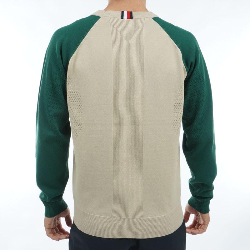 トミーヒルフィガー TOMMY HILFIGER メンズ 2024年春夏 ゴルフ フロントロゴ クルーネックセーター　THMA401 | TOMMY HILFIGER | 07