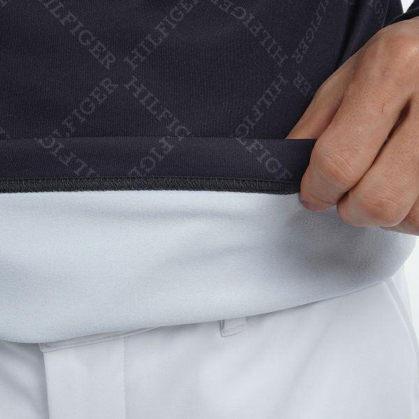 トミーヒルフィガー TOMMY HILFIGER メンズ ゴルフ  ダイヤロゴプリント　長袖ハイネックシャツ　THMA481 | TOMMY HILFIGER | 10