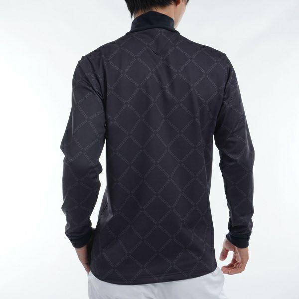 トミーヒルフィガー TOMMY HILFIGER メンズ ゴルフ  ダイヤロゴプリント　長袖ハイネックシャツ　THMA481 | TOMMY HILFIGER | 03