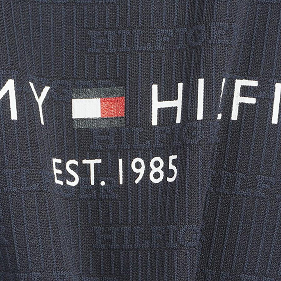 トミーヒルフィガー TOMMY HILFIGER メンズ ロゴジャガード 半袖モックネックシャツ　THMA531 | TOMMY HILFIGER | 12