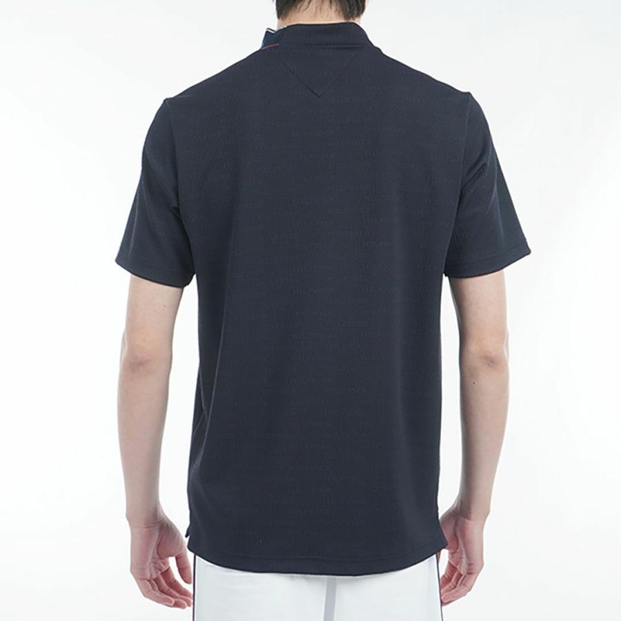 トミーヒルフィガー TOMMY HILFIGER メンズ ロゴジャガード 半袖モックネックシャツ　THMA531 | TOMMY HILFIGER | 08
