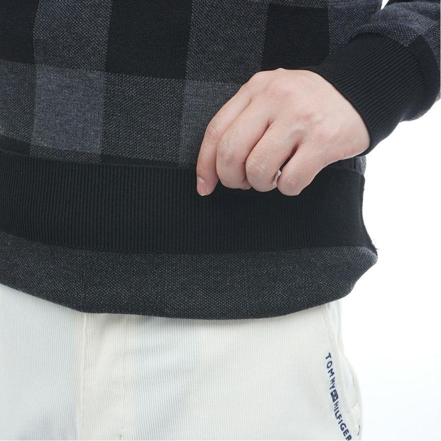 トミーヒルフィガー TOMMY HILFIGER メンズ チェックジャガード クルーネックニット THMA571 | TOMMY HILFIGER | 12