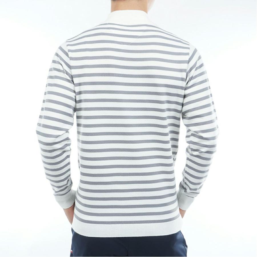 トミーヒルフィガー TOMMY HILFIGER メンズ ボーダー ハイネックニット THMA582 | TOMMY HILFIGER | 02