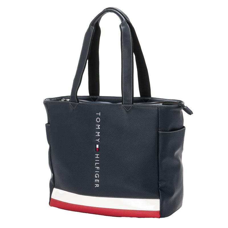   ブラックトートバッグ THMG3FB5 トミー TOMMY HILFIGER（トミー・ヒルフィガー） ゴルフ トートバッグFACE