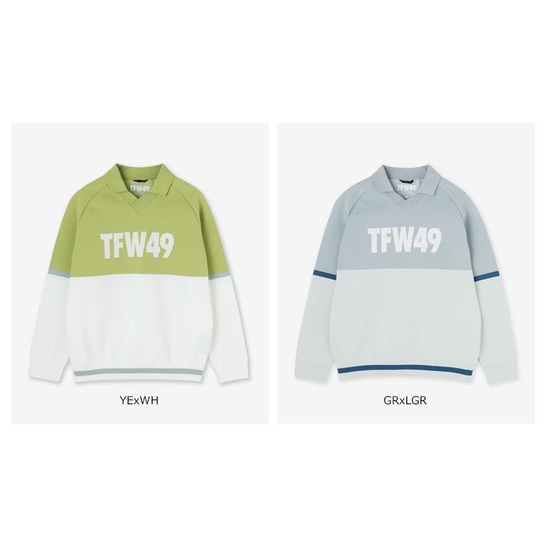 TFW49 ホワイト セーター ☆SALE価格☆【美品】ティーエフダブリュー セーター 白 ロゴ