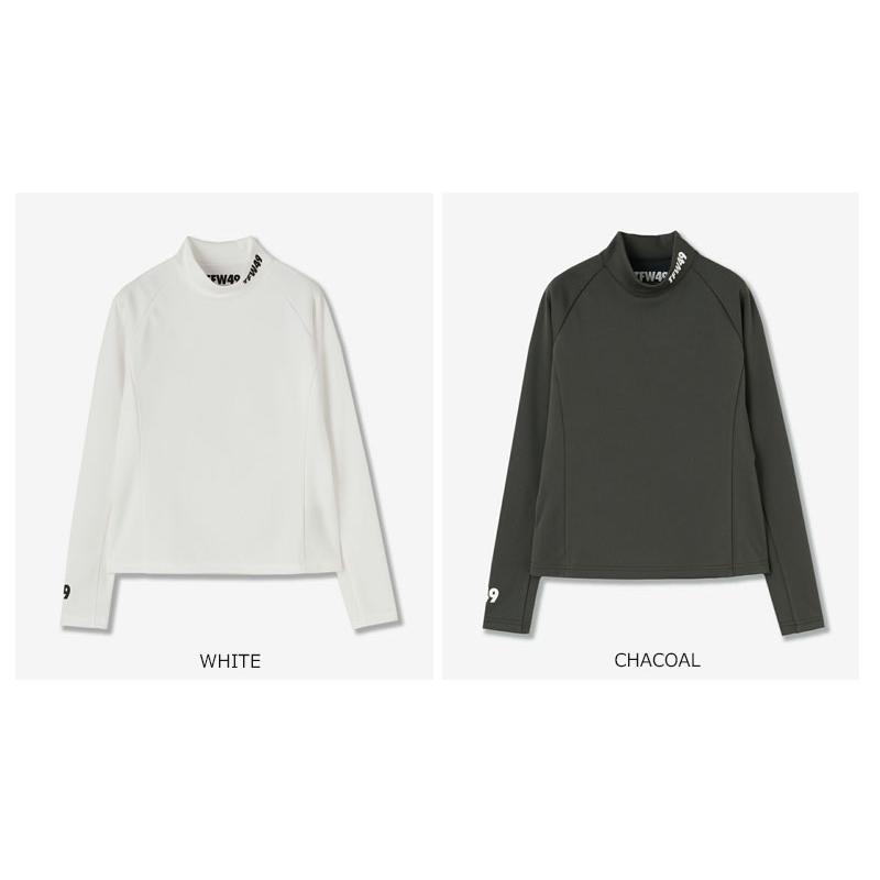 TFW49 ゴルフ モックネック　レディース　M　白 楽天市場】TFW49 junhashimoto ジュンハシモト LS MOCKNECK SIDE