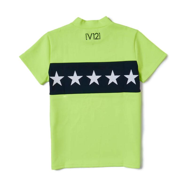 新品未使用 V12 モックネックシャツ FIVE STAR MOCK ゴルフ V12