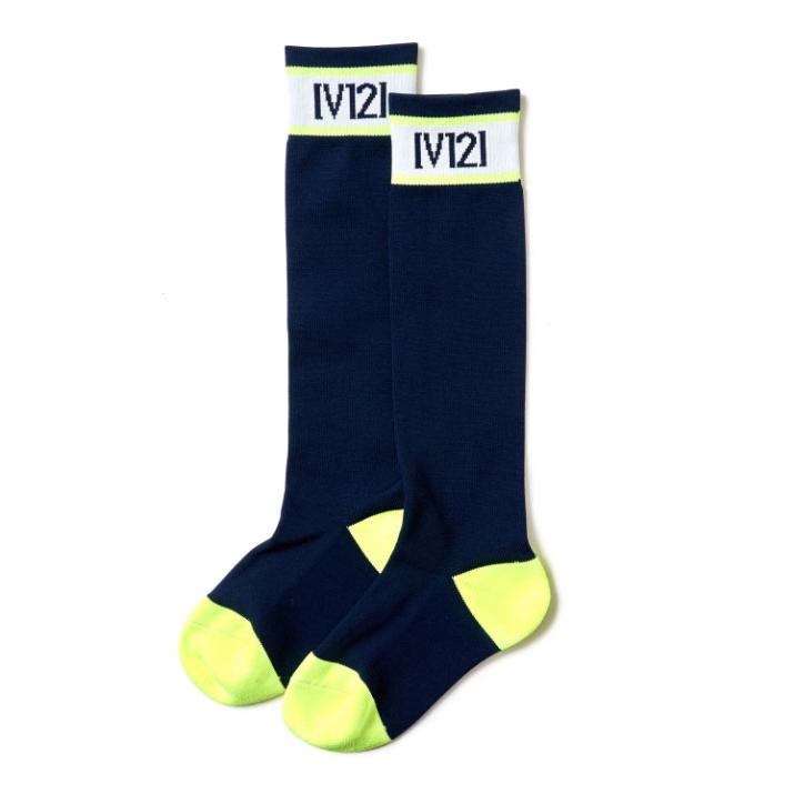 ヴィトゥエルブ Ｖ12  ゴルフ  レディース　2022年秋冬　COLOR HIGH SOCKS　ハイソックス  V122220-AC31｜onepoint｜03