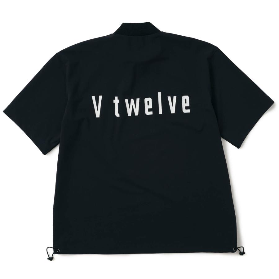 V12 ゴルフウェア V122320-MK08 バックラインモック ブラック V12 ヴイ