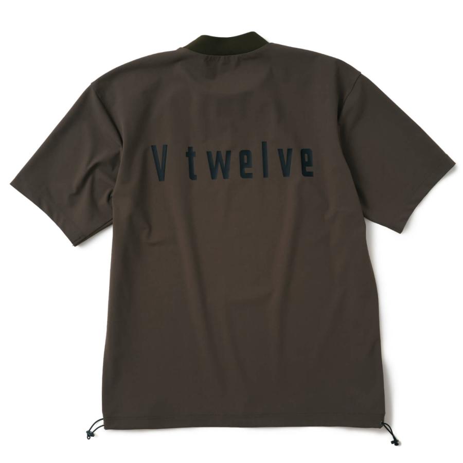 美品 V12 ヴィトゥエルヴ モックシャツ レディース V12 ヴイトゥエルヴ V12 ゴルフ レディス ビッグシルエット