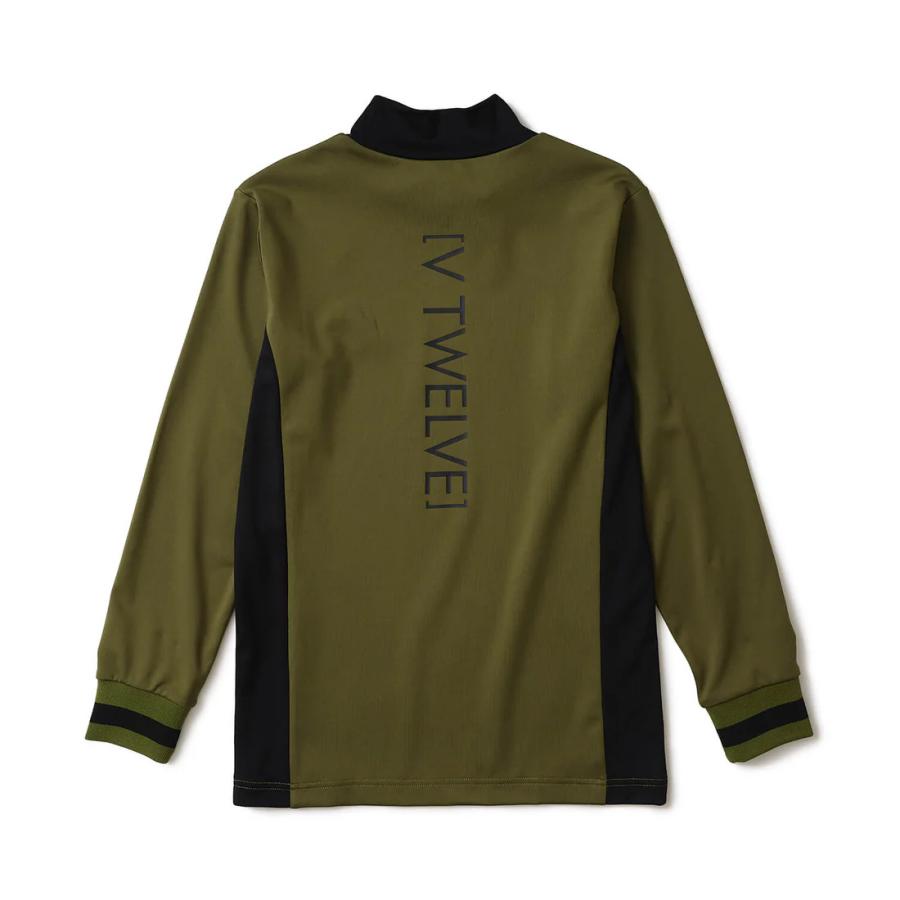 V12 ヴイトゥエルヴ V12 ゴルフ レディス RIB MOCK 長袖モックネック