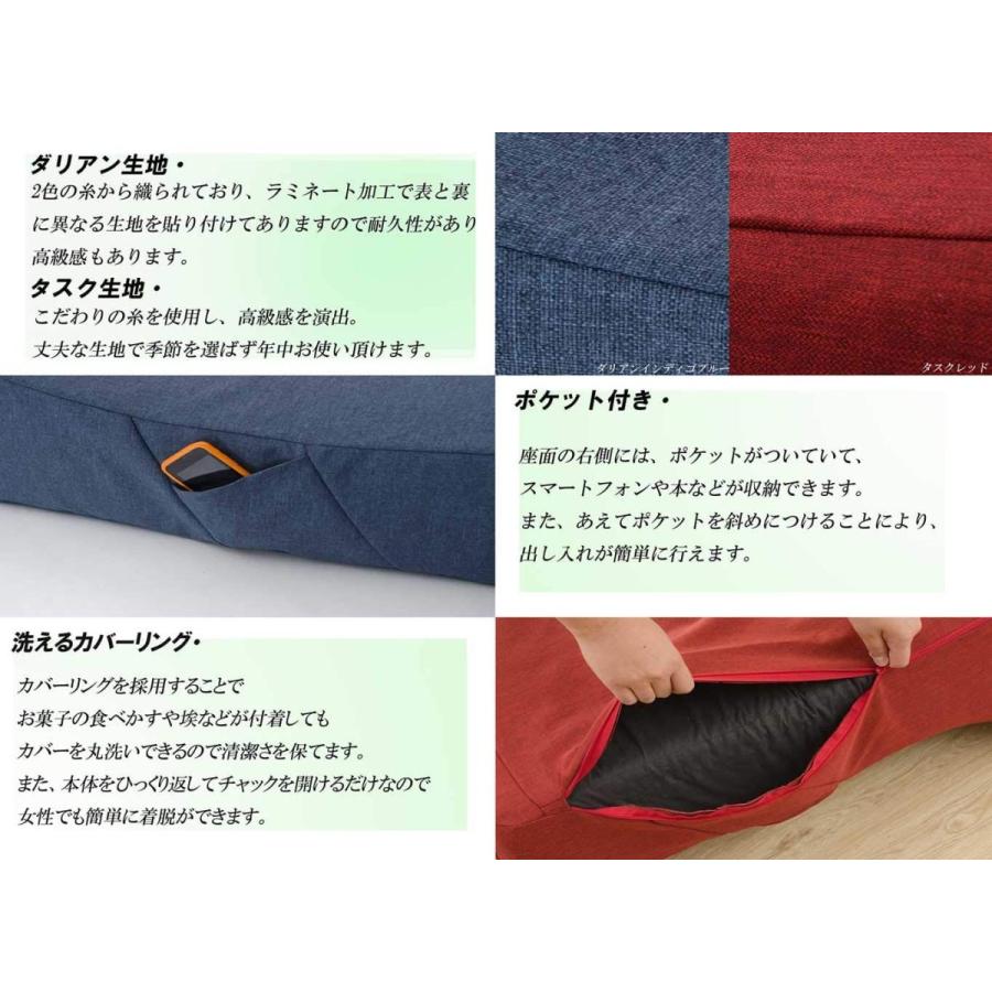 売り切れ必至！ セルタン 日本製 カバーが洗える 圧縮 座椅子 タスク 