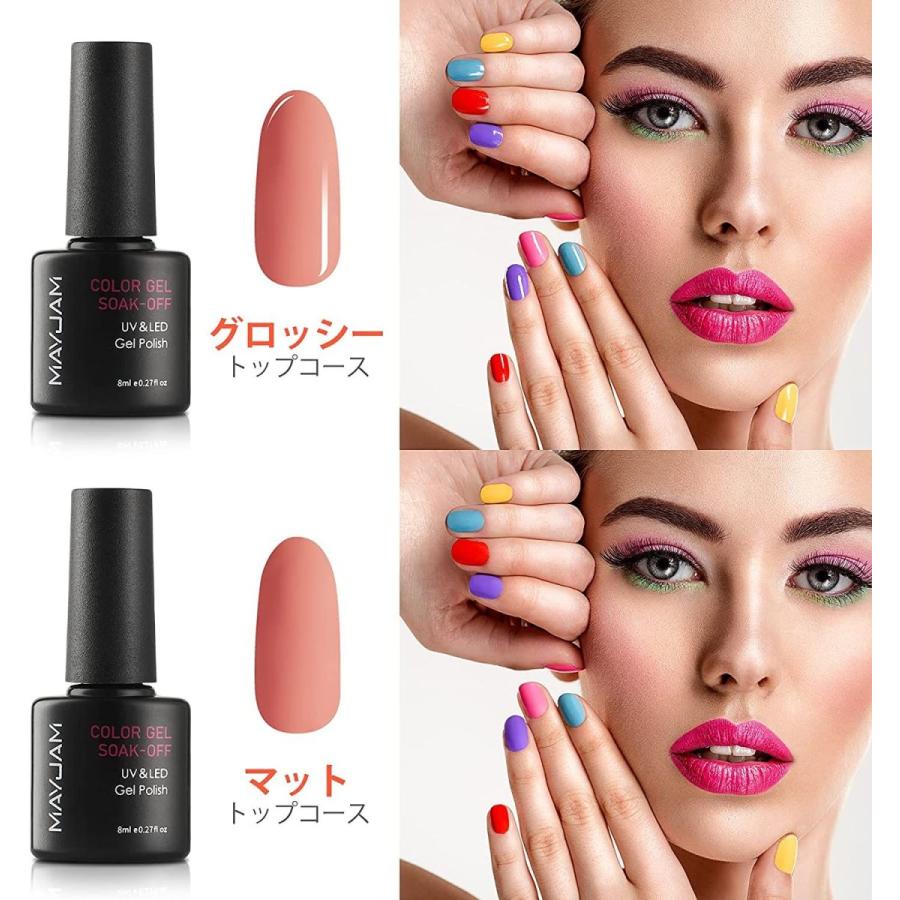 Mayjam ジェルネイル 8ml 12色セット ネイルポリッシュ 色持ち良い マニキュア カラージェル 操作簡単 初心者用セット One S More 通販 Yahoo ショッピング