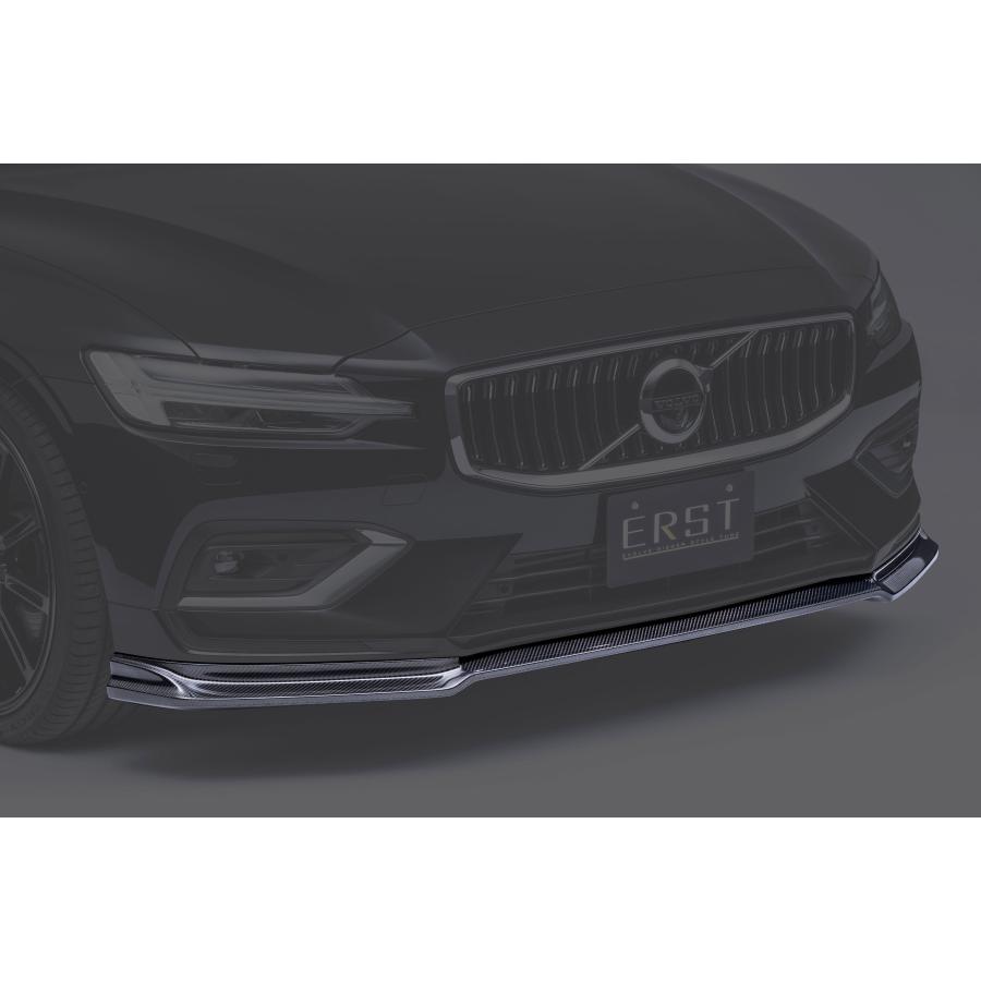 ボルボ専用ERST(エアスト) フロントリップスポイラー-カーボン R-DESIGN V60/S60(ZB) エアロパーツ｜ones-onlineshop｜03