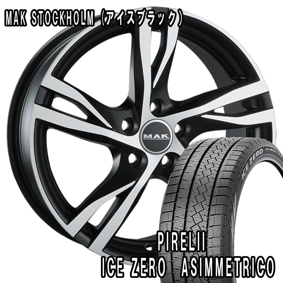 ICE ASIMMETRICO MAK STOCKHOLM アイスブラック 17インチ ピレリ 
