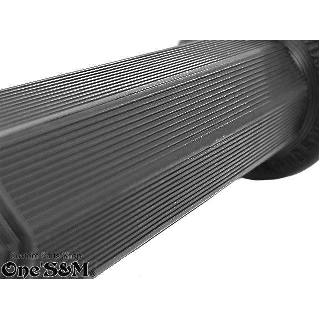 八角グリップ ゴムグリップ ラバーグリップ 黒/ブラック ヤマハ