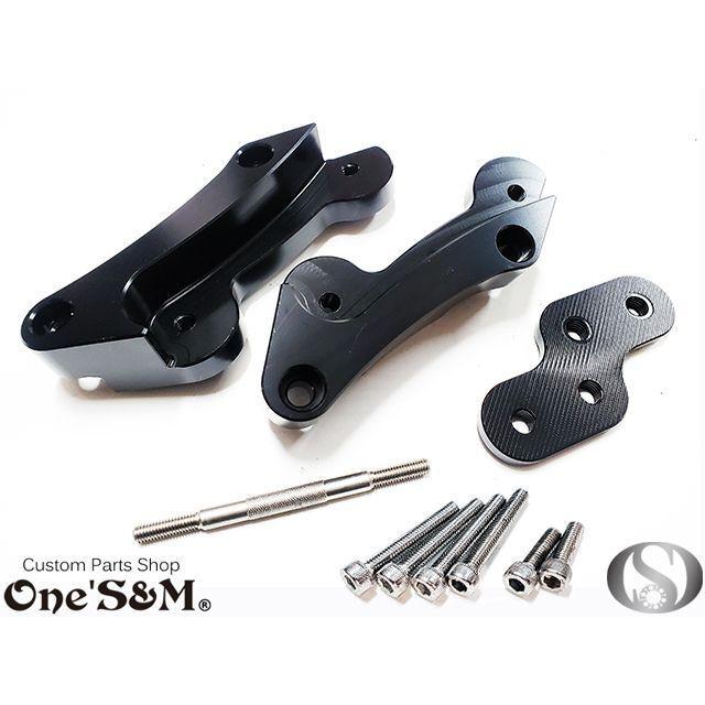 送料込！ 初回限定特価！ 数量限定 CNC アルミジュラルミン削り出し バックステップ CBR400F 専用の画像