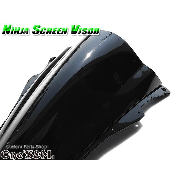 親父様　da63t スモーク　フロントスクリーン スクリーンバイザー フロントスクリーン スモーク NINJA ZX-4RR