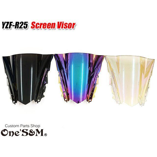 スクリーンバイザー フロントスクリーン YZF-R25 RG10J : ワンズアンド