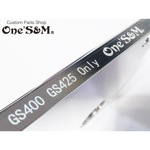 ゆアルミ削り出し エンジン クランクフィンカバー GS400 GS425用