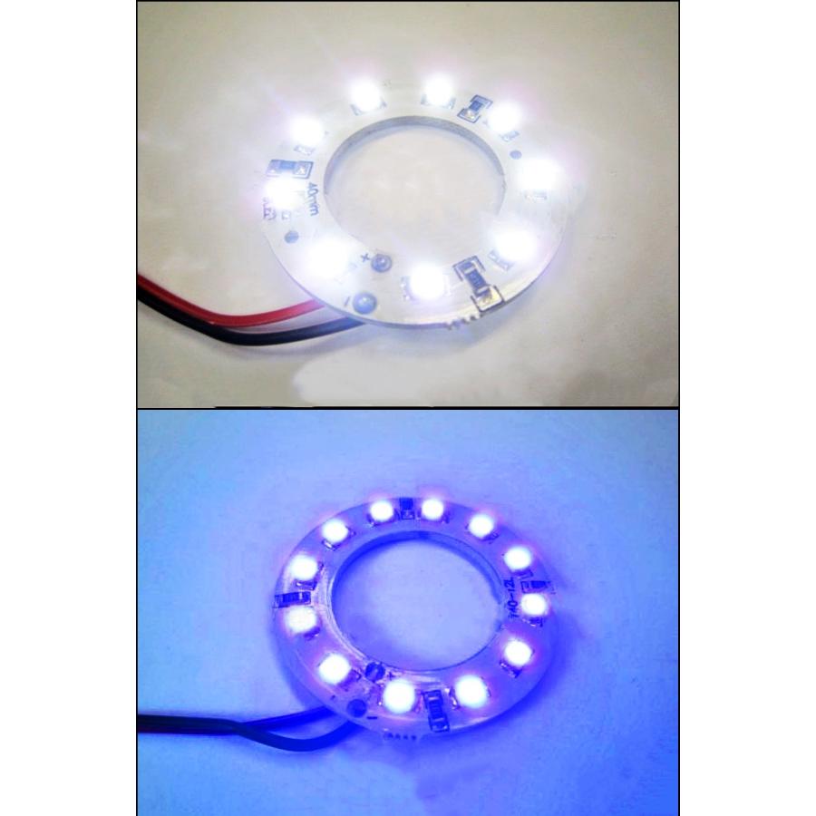 ゆ 12SMD LEDリング イカリング テールランプ ヘッドライト 加工やDIY 