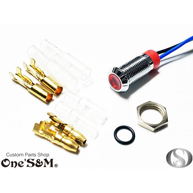 ゆ最新！ 6V LED インジケーターランプ ニュートラルランプ オイル