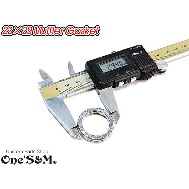 ゆ 22×29 マフラーガスケット 単品売り : ワンズアンドエム - 通販