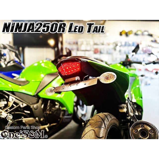 スモークテールランプ 楽天市場】KITACO LED スモークテールランプASSY/Ninja250（13
