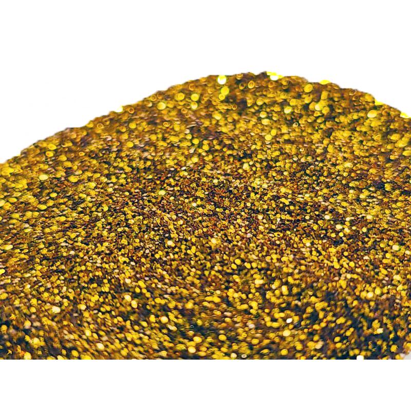 グラント ゴールドラメ 小径 当時物 ゆ高品質六角ラメ フレーク 50g 塗装 カラー:24K風金色 [U10