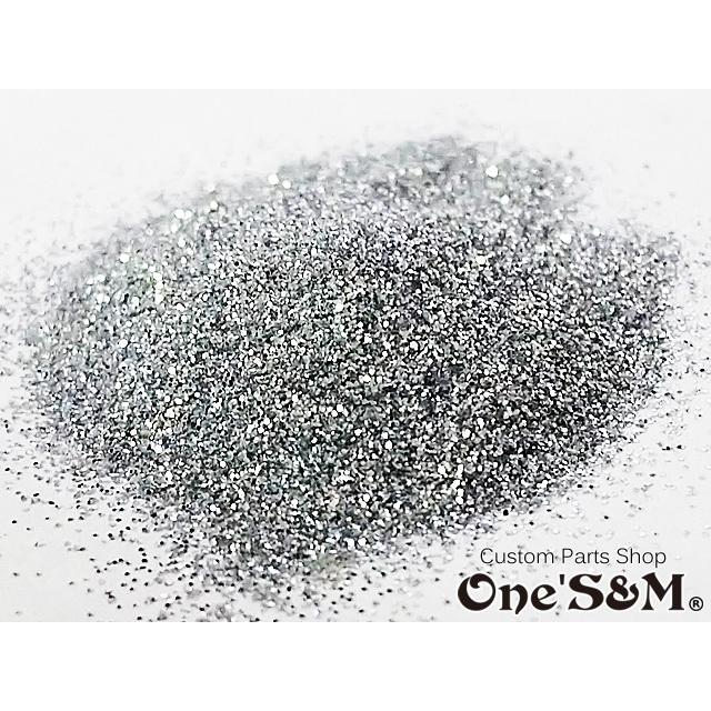 ゆ高品質 50g 六角ラメフレーク 塗装 0.2mm カラー:シルバー [U10-3SV
