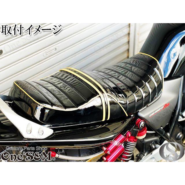 CB400SF NC39 エナメルタックロールシート ブラック ゴールド-