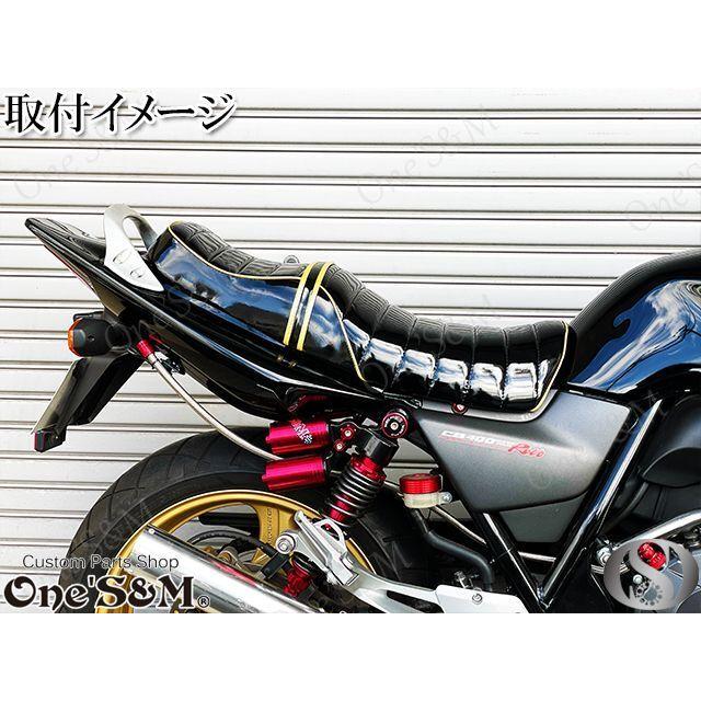 Cb400sf Nc39 Nc42用 タックロールシート シートベルト 金具付き エナメルシート ブラック ゴールドパイピング W1 4gd W1 4gd ワンズアンドエム 通販 Yahoo ショッピング