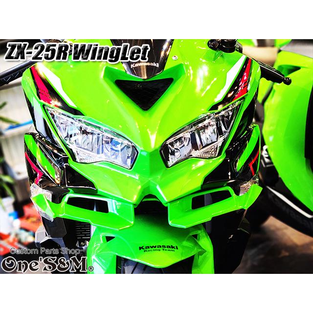 ZX-25R Ninja ディフューザー ウイングレット フロント カナード ZX-25R Ninja ディフューザー ウイングレット フロント カナード