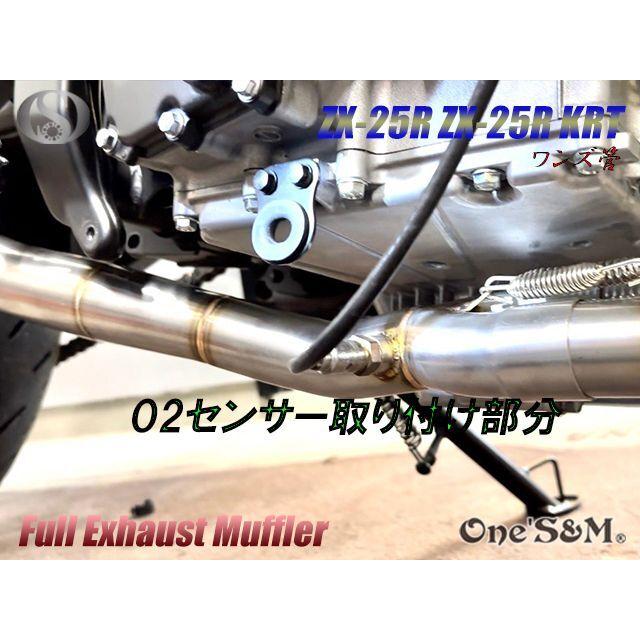 ZX25R専用 フルエキゾーストマフラー ワンズ管 ロングデルタ ZX25R専用 フルエキゾーストマフラー ワンズ管 ロングデルタ