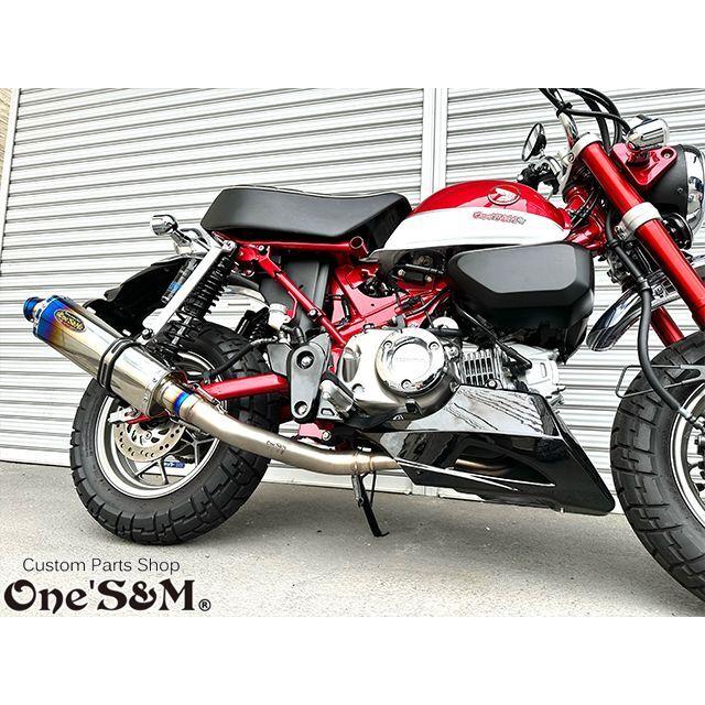 モンキー125等に ステンレス フルエキゾーストマフラー JB02 メーカー不明 b10212.jpg