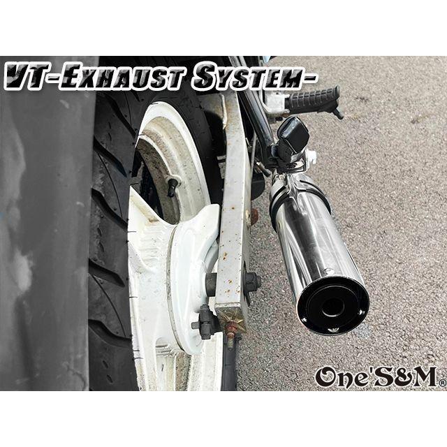 純正エキパイ専用 50.8mm マフラー中間パイプ付き VT250F VTZ250 純正エキパイ専用 50.8mm マフラー中間パイプ付き VT250F VTZ250