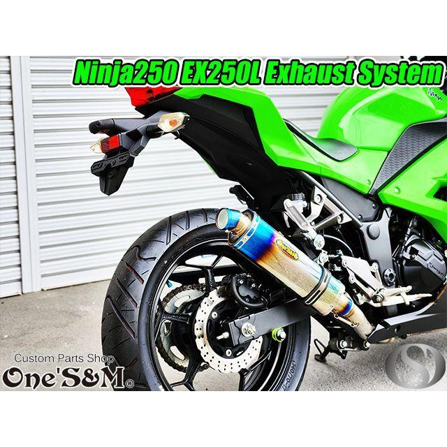 Ninja250 EX250L ニンジャ250 専用 フルエキゾーストマフラー Ninja250 EX250L ニンジャ250 専用 フルエキゾーストマフラー