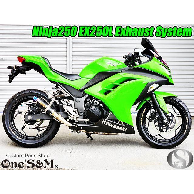 Ninja250 EX250L ニンジャ250 専用 フルエキゾーストマフラー Ninja250 EX250L ニンジャ250 専用 フルエキゾーストマフラー