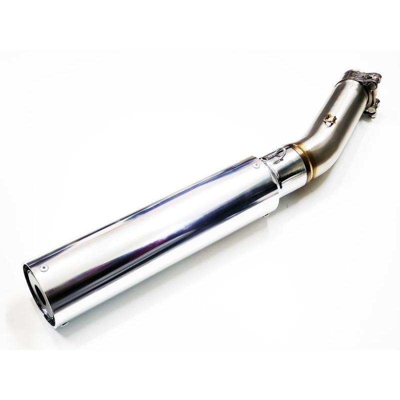 送料込! 純正エキパイ対応 50.8mm マフラー中間パイプ付き 送料込! 純正エキパイ対応 50.8mm マフラー中間パイプ付き