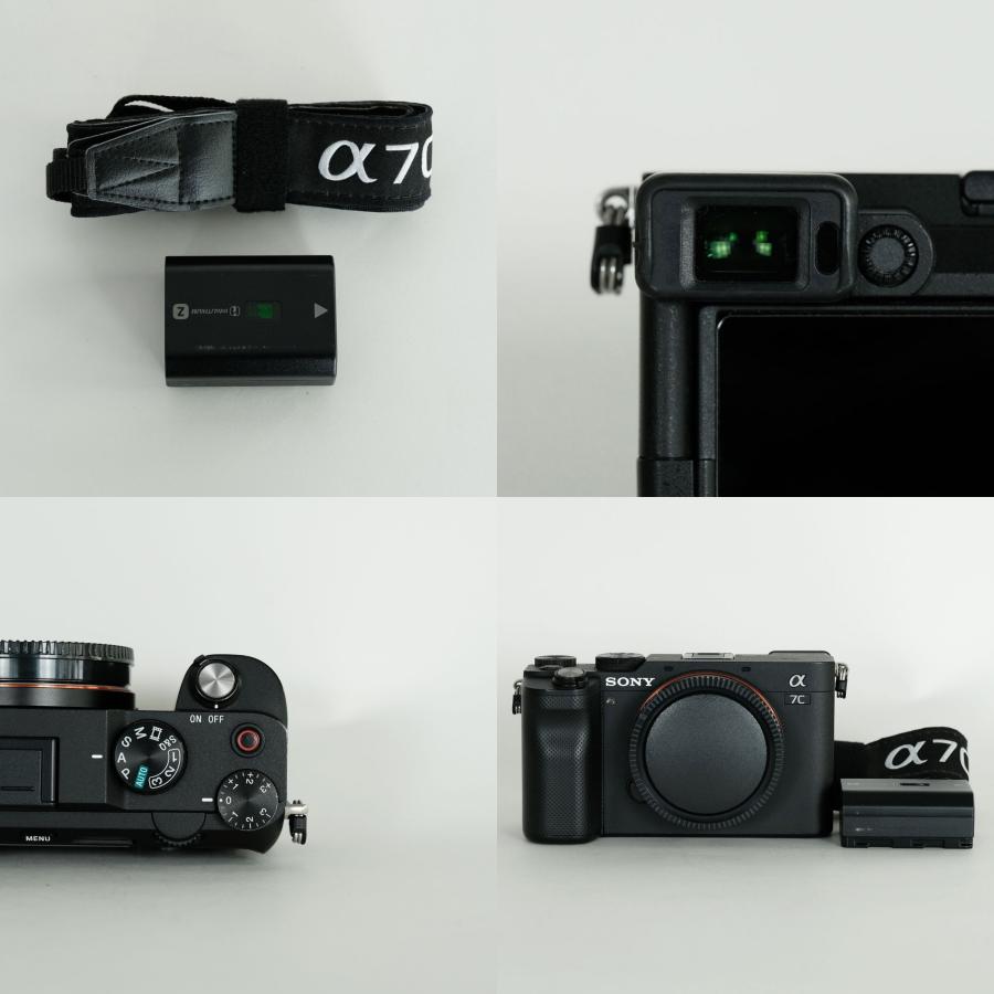 シャッター数3598回 SONY α7C（ILCE-7C） [ボディ ブラック