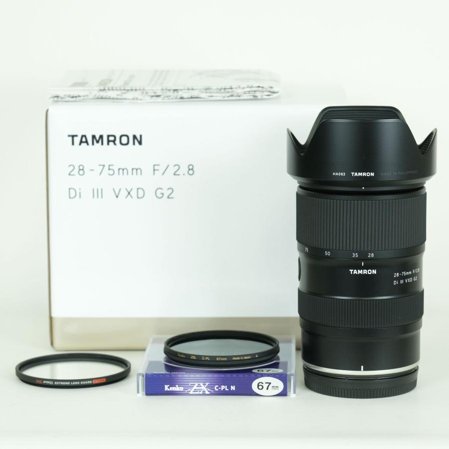 美品 | 高級フィルター2種付] TAMRON 28-75mm F/2.8 Di III VXD G2