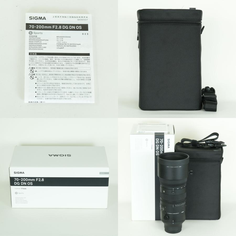 美品] SIGMA 70-200mm F2.8 DG DN OS｜Sports [ソニーE用] | SONY E