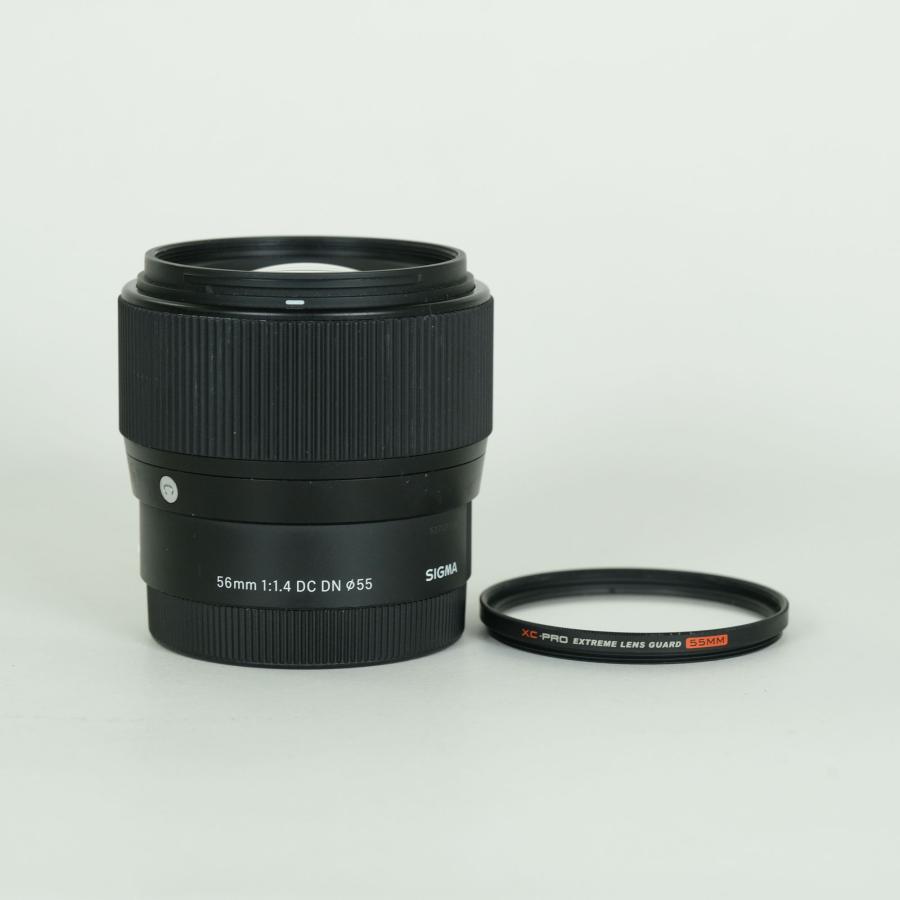良品 | フィルター付] SIGMA 56mm F1.4 DC DN｜Contemporary [ソニーE